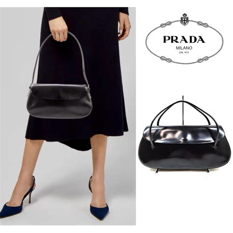 Prada spazzolato shoulder bag